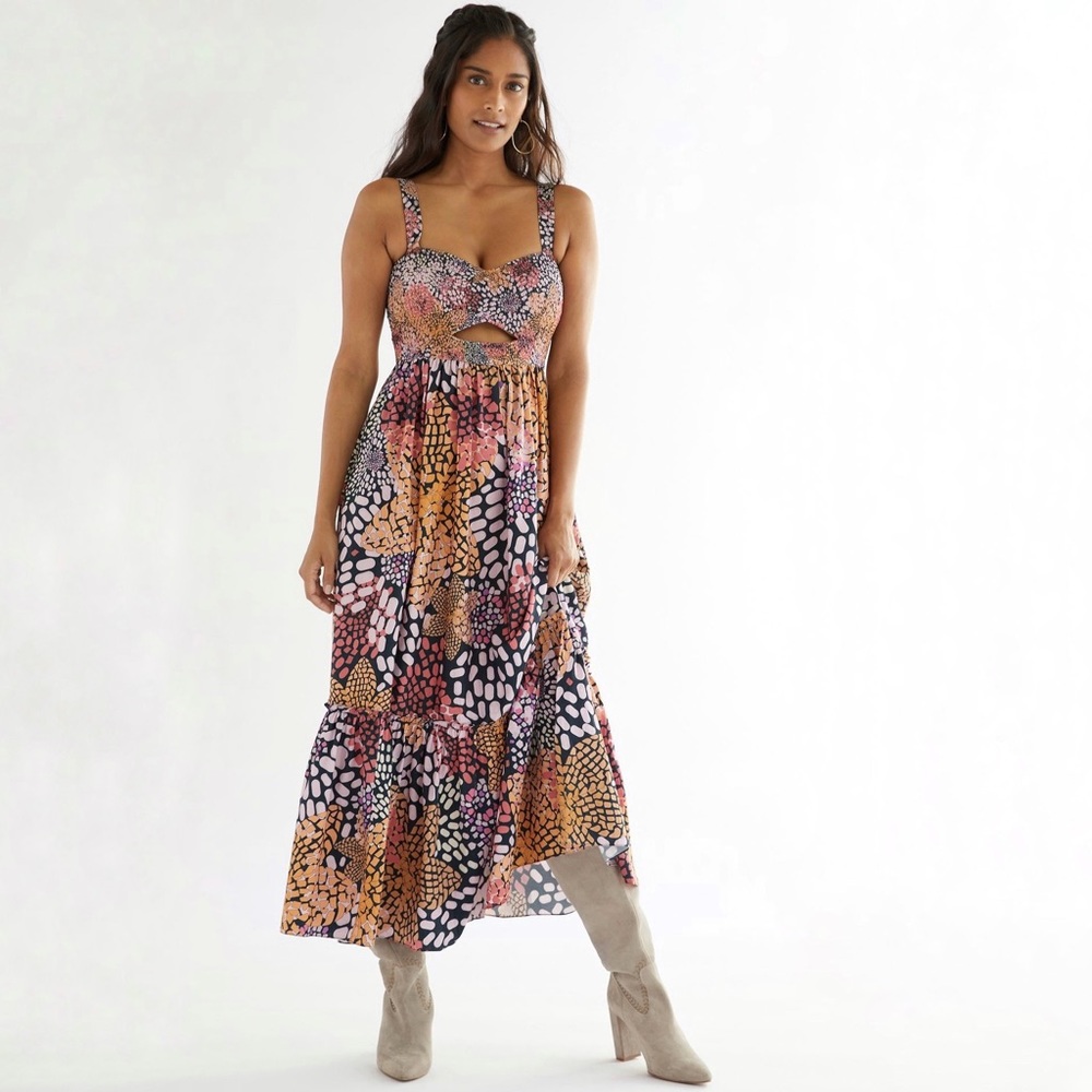 Anthropologies Smock Maxi Dress